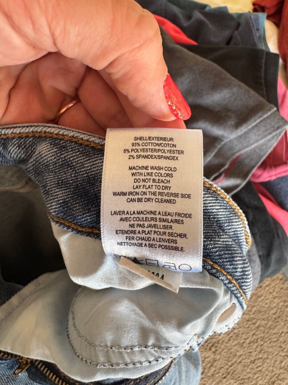Women's Vigoss Stevie Crop Straight Mid-wash Denim size 14/32 - Picture 2 of 5
